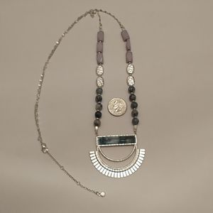 Boho pendant necklace